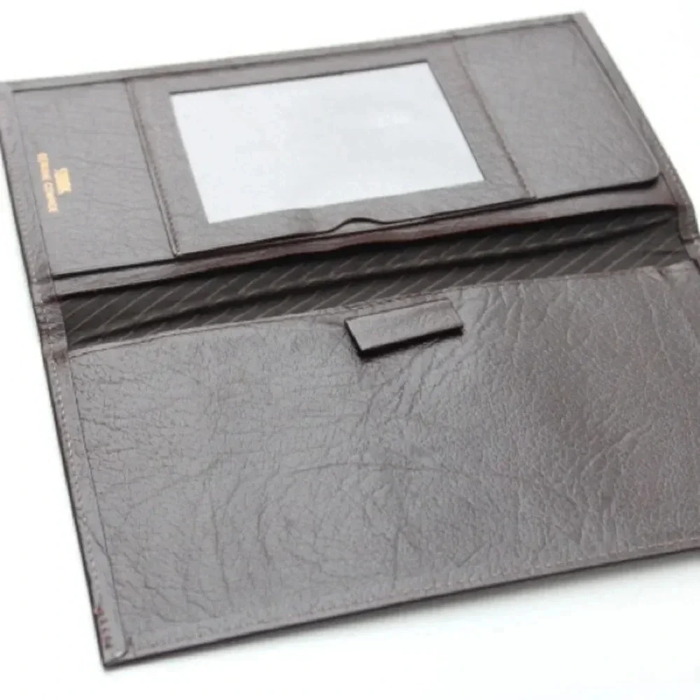 Vintage Swank leather check book holder